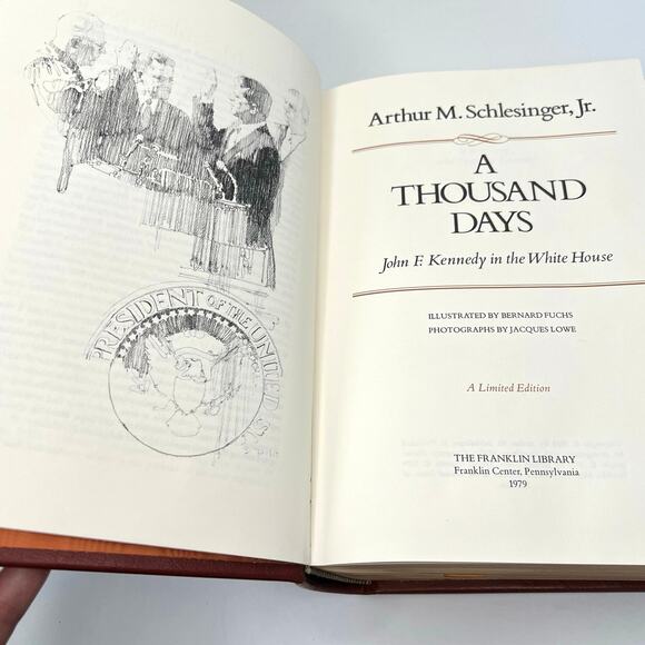 A Thousand Days Arthur Schlesinger SIGNED The Franklin Library Limited Edition - Picture 14 of 15